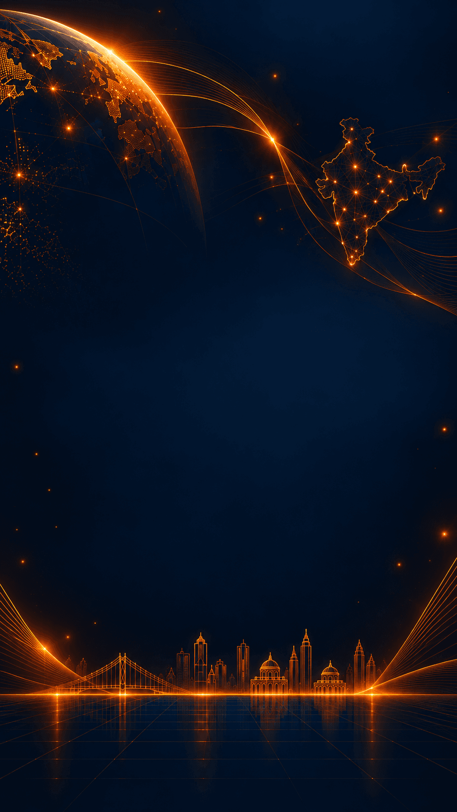 Growthora Mobile Footer Background