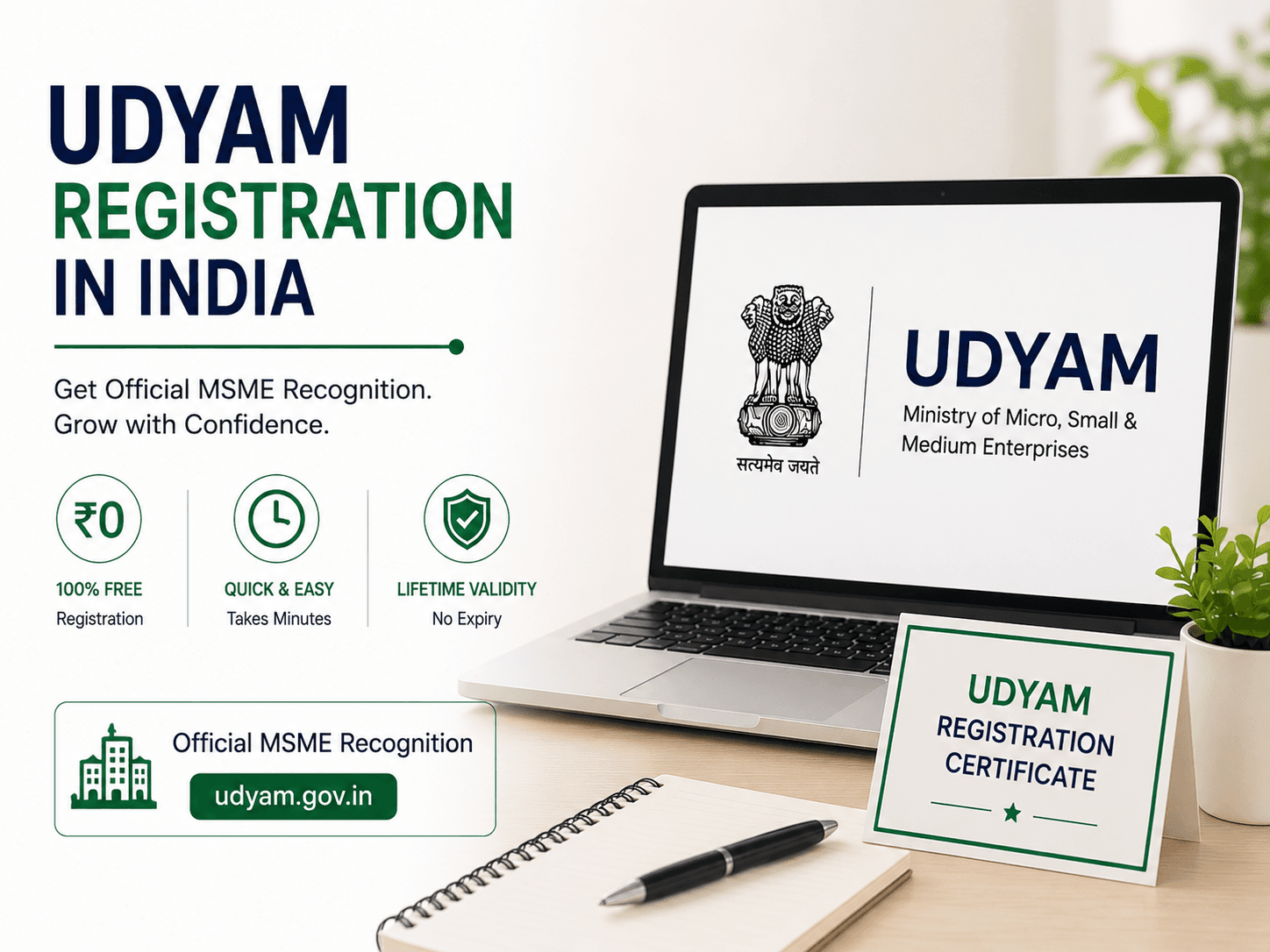 Udyam Registration in India: Process, Documents, Eligibility & Fees